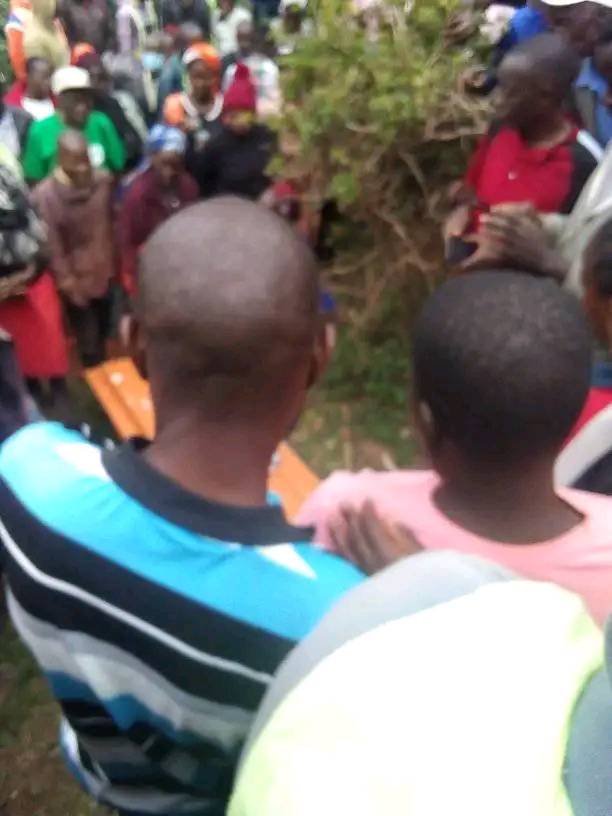 Fear grip residents as Coffin with photo of man who is still alive found dumped outside his compound (Photos)
