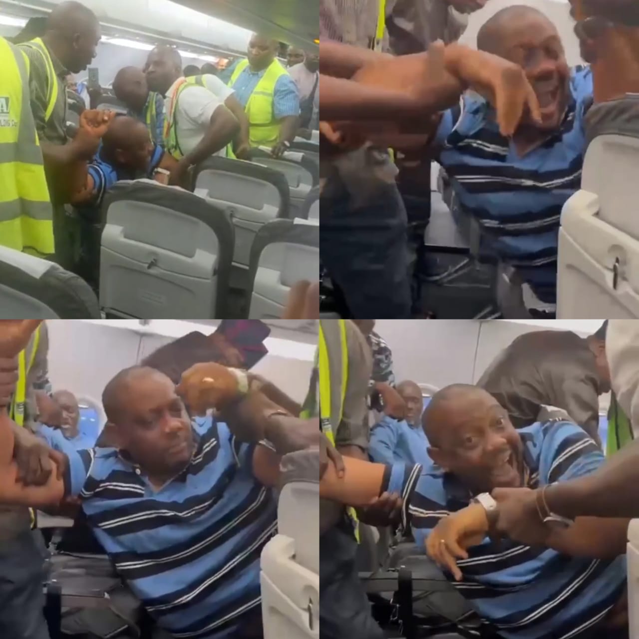 Nigerian man lands in prison after shouting on board a flight that president-elect, Tinubu will not be sworn in come May 29