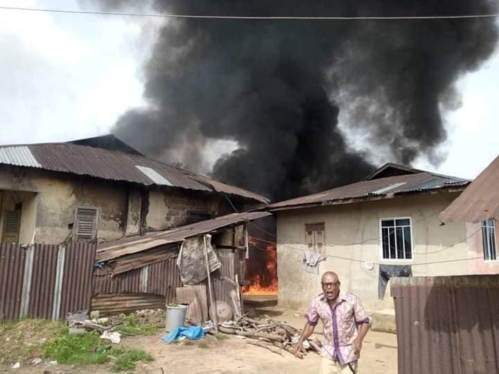 Photos as soldiers invade community over alleged murder of colleague by suspected oil thieves in Rivers State