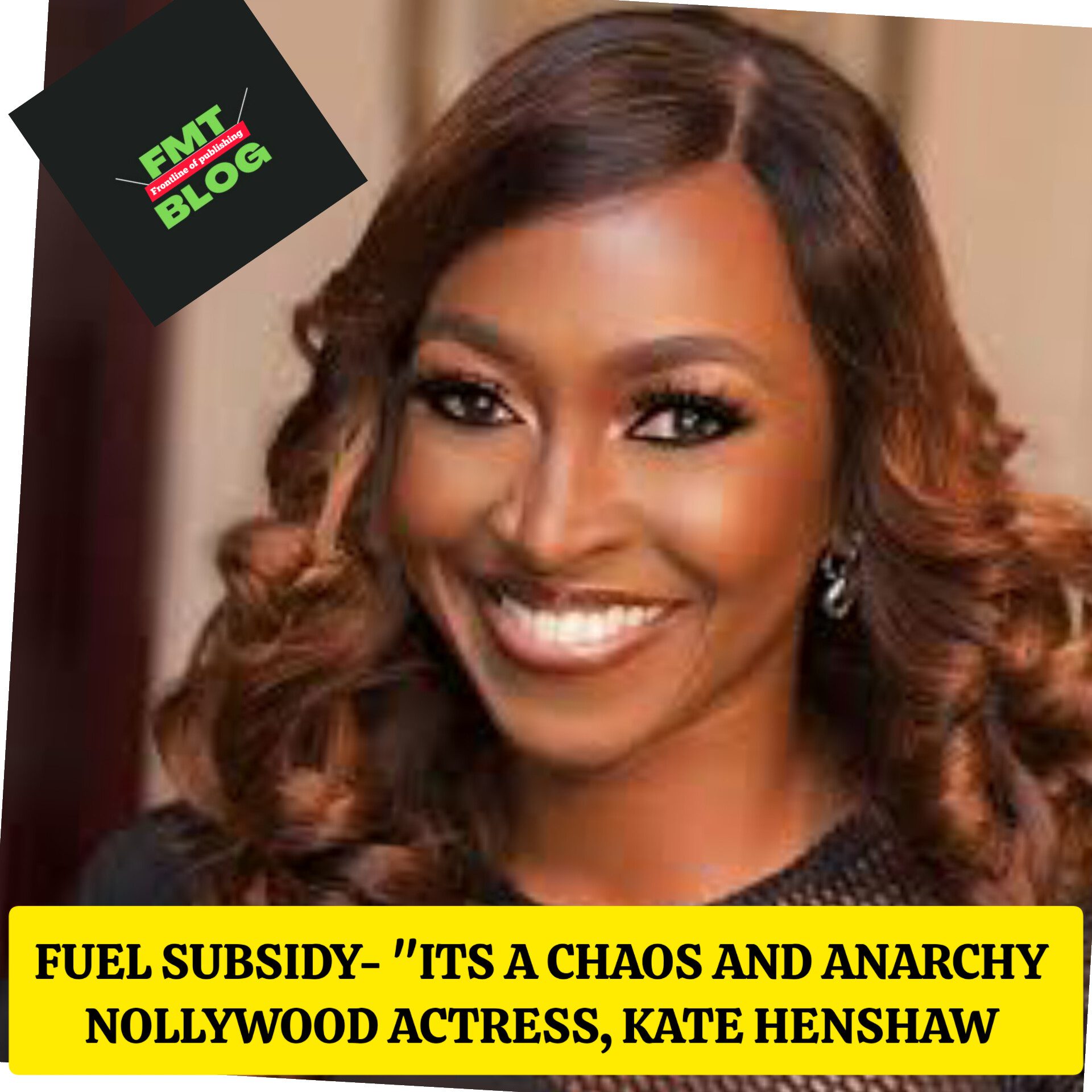 Fuel Subsidy- ”It’s a chaos and anarchy”- Nollywood Actress, Kate Henshaw