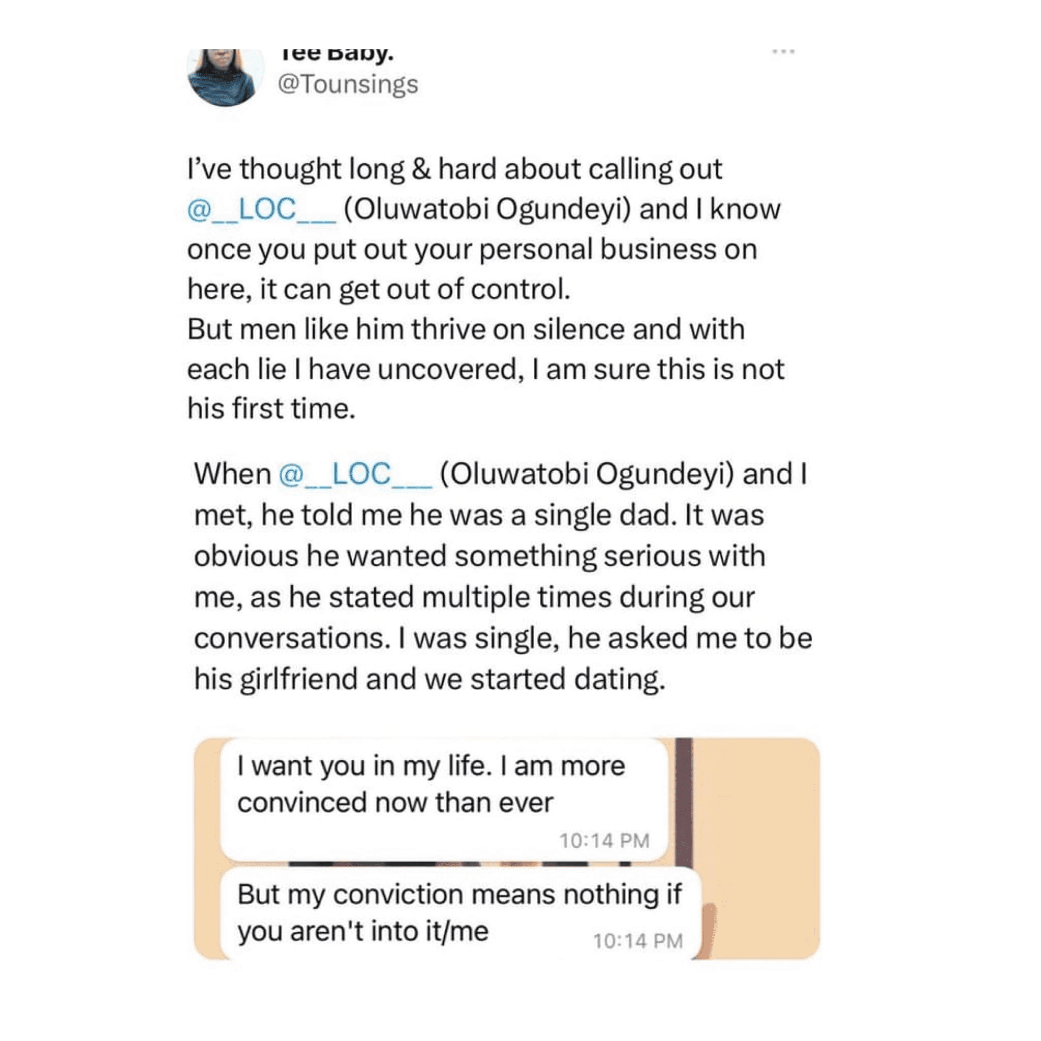 Nigerian Woman Exposes Married Man for Deceiving Her into a Relationship and Allegedly Issuing Death Threats Upon Confrontation