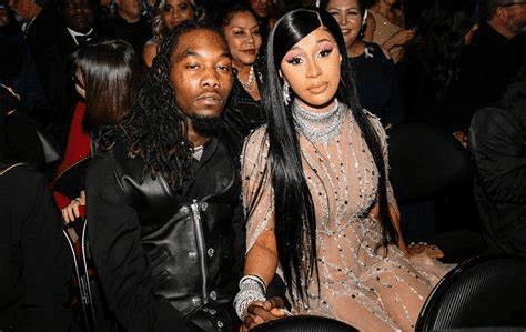 Rapper Offset and Cardi B