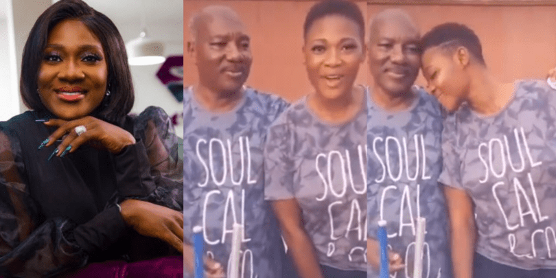 Nollywood actress, Mercy Johnson's father is dead