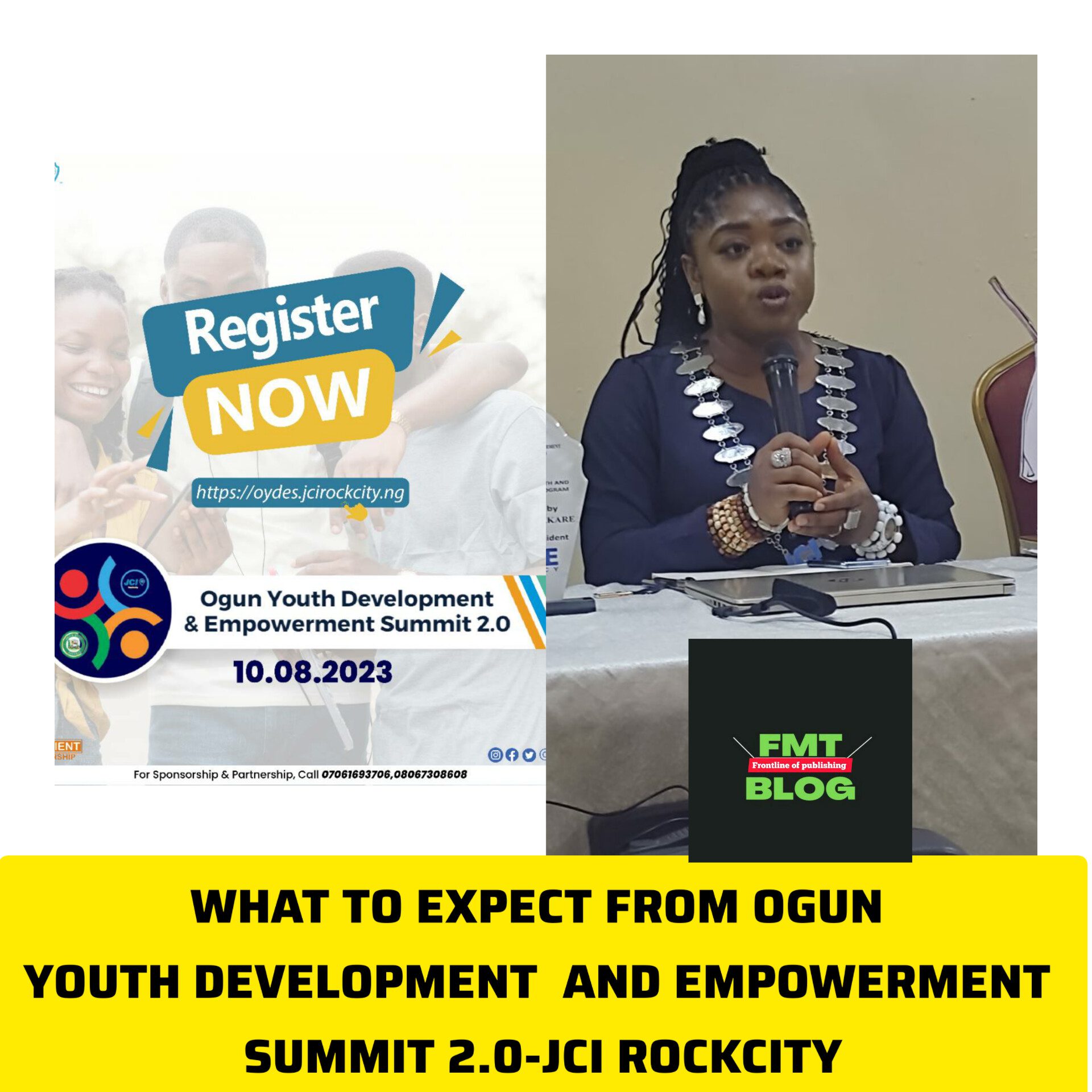 “What To Expect From Ogun Youth Development & Empowerment Summit 2.0” – JCI Rockcity