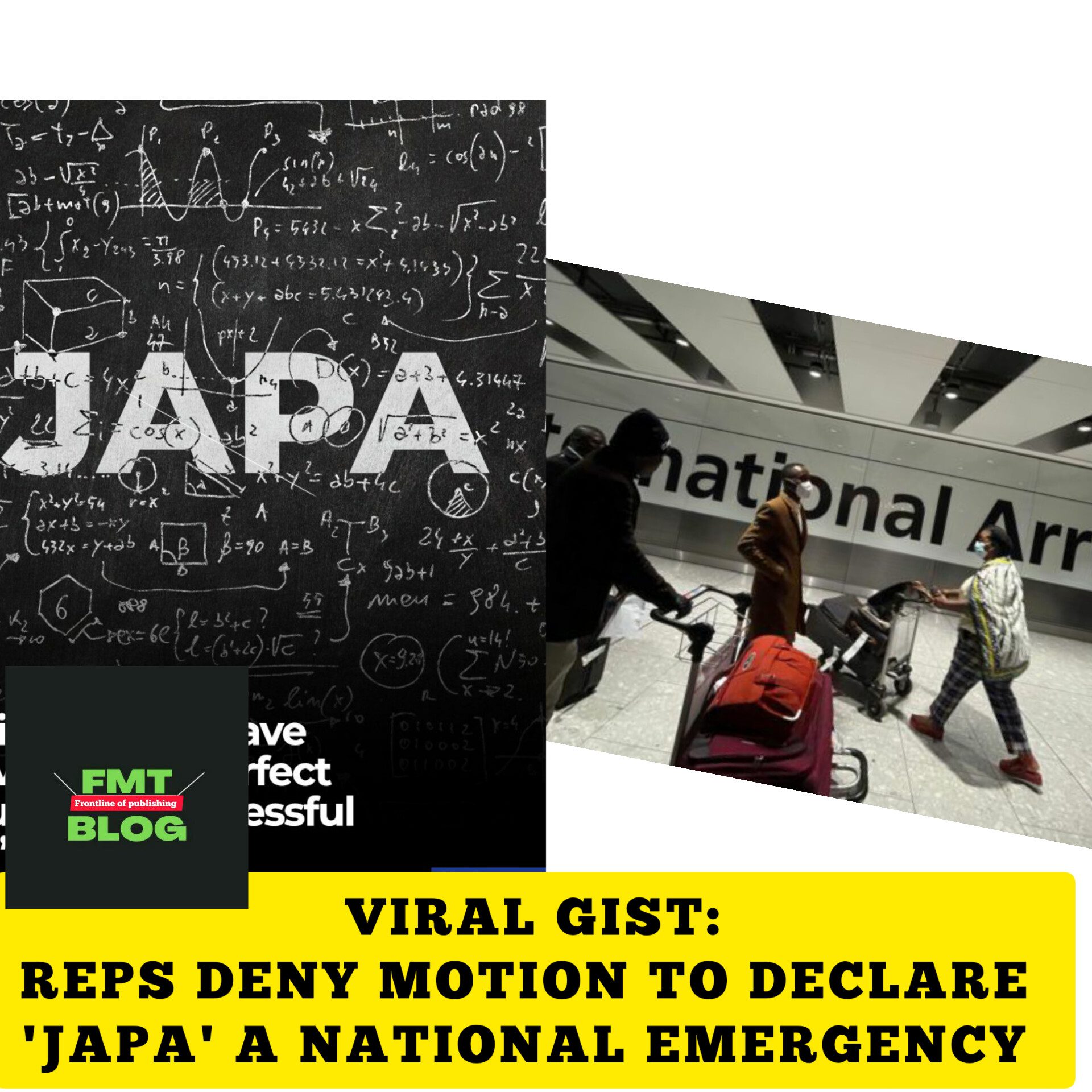 Reps Deny Motion to Declare ‘Japa’ a National Emergency