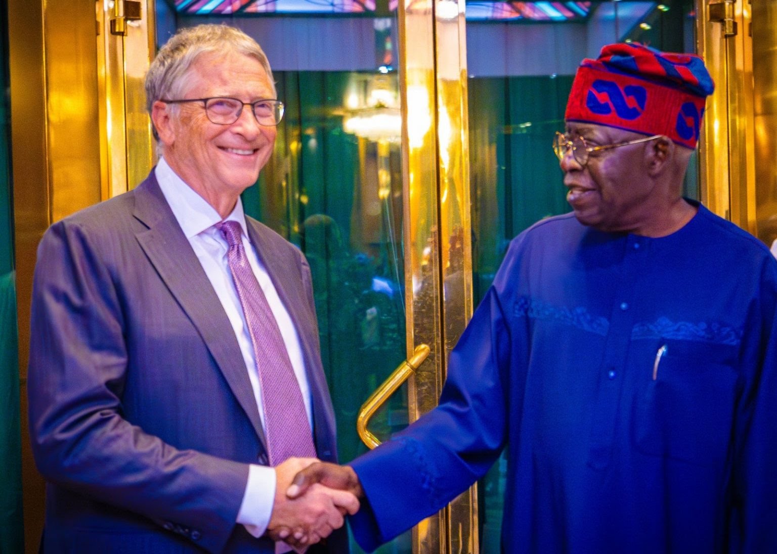 Moment Bill Gate and Dangote meet President Tinubu in Abuja(Photo, Video)