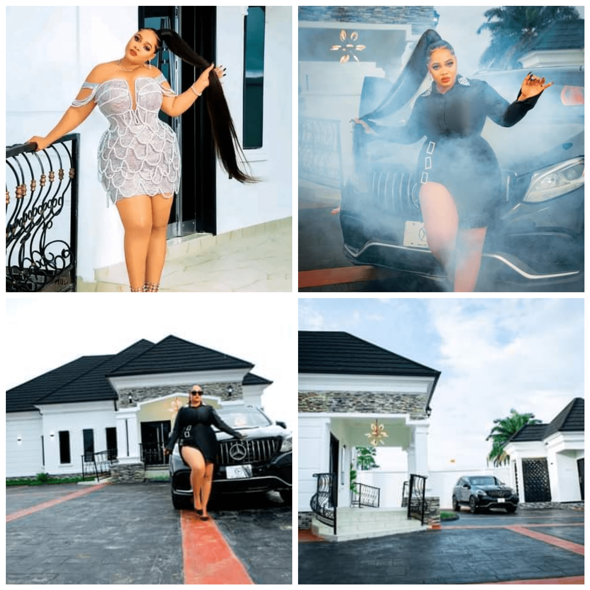 “I present to you Akwa Ibom’s youngest Landlady”- 27-Year-Old Nigerian Woman Flaunts New Mansion (PHOTOS)