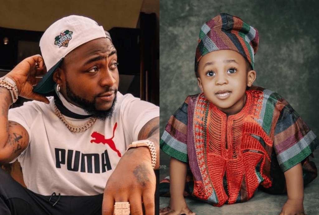 Davido and Late Son, Ifeanyi