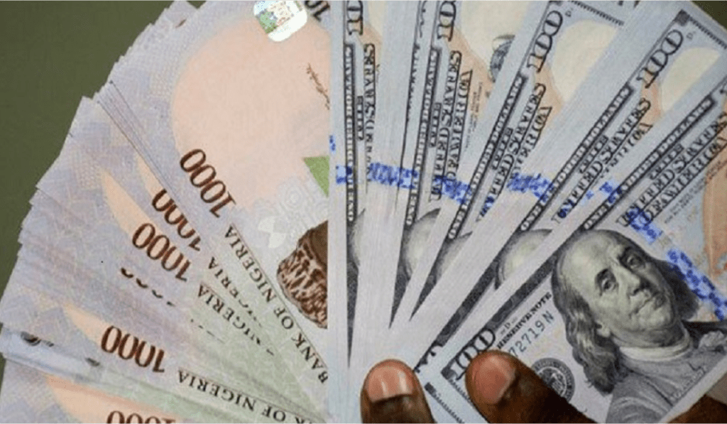 Naira depreciates to N770 