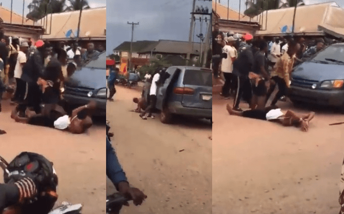 Shocking as Police Officer Crushes Man With a Car In Edo- CSP Adejobi Reacts (Video)