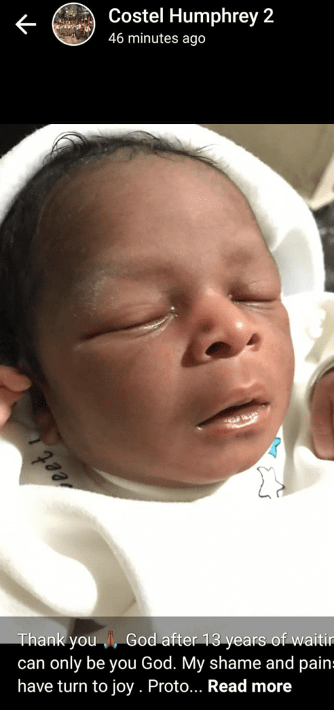Nigerian Woman Rejoices as She Gives Birth to a Baby Boy After 13 Years 