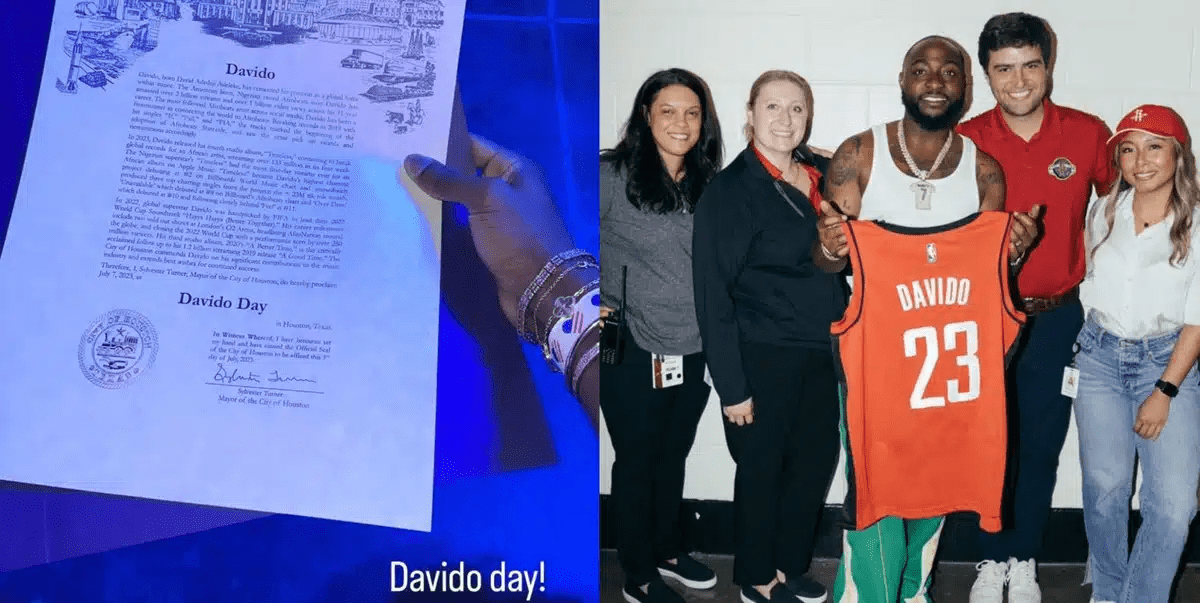 United States Houston Mayor Declares July 7th as “Davido Day”(PHOTOS)