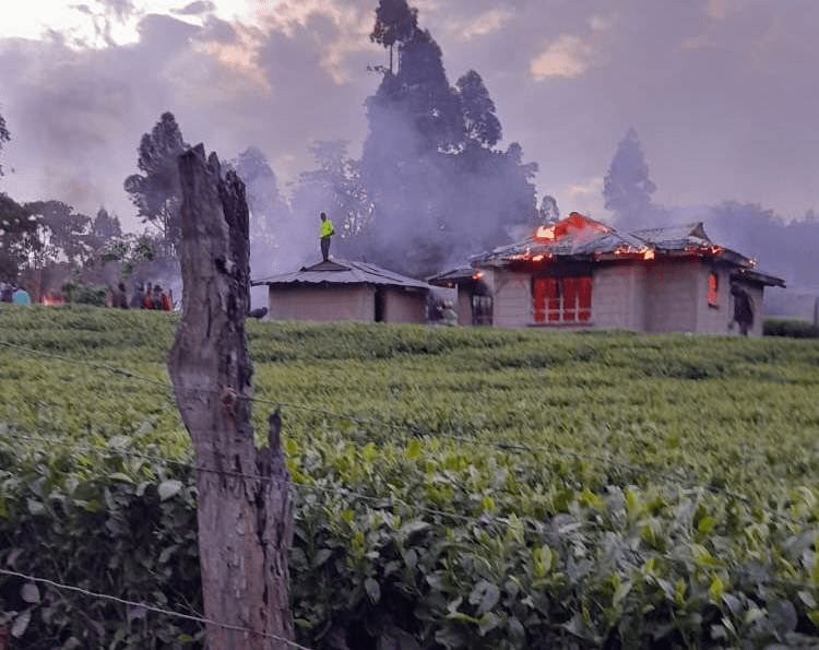 Kenyan Woman Hacks Man Who Raped Her 3-Year-Old Daughter To Death, Resulting in Arson Attack on Her Houses (PHOTOS)