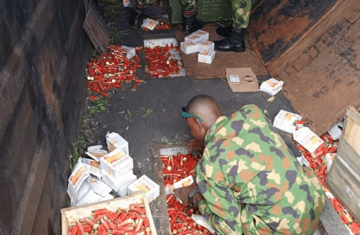 Troops Intercepts Trucks Loaded With Gun Bullet From Mali