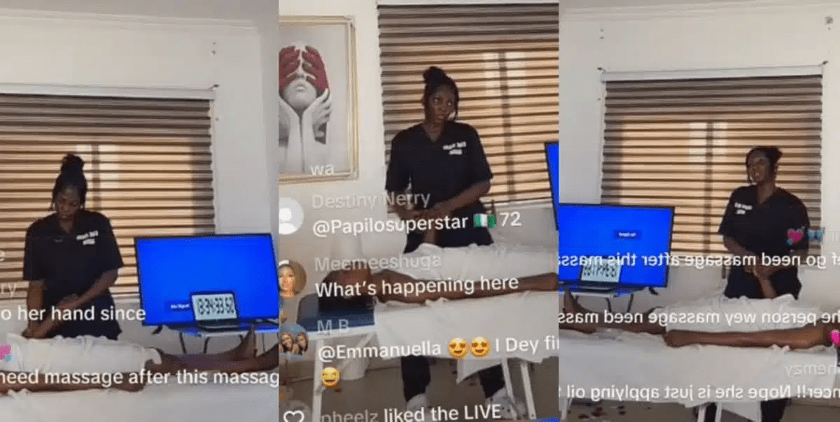 Nigerian Lady Joyce Ijeoma Set to Break Guinness World Record for Longest Massage on Different Individuals(Video)