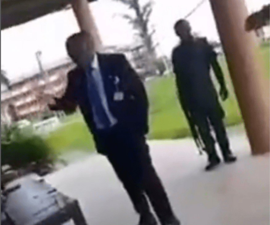 Moment UNIPORT VC Asks His Aides to Get Details of a Female Student for Dressing ‘Indecently’ to School (Video)