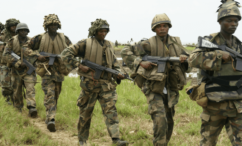 Nigerian Military troops