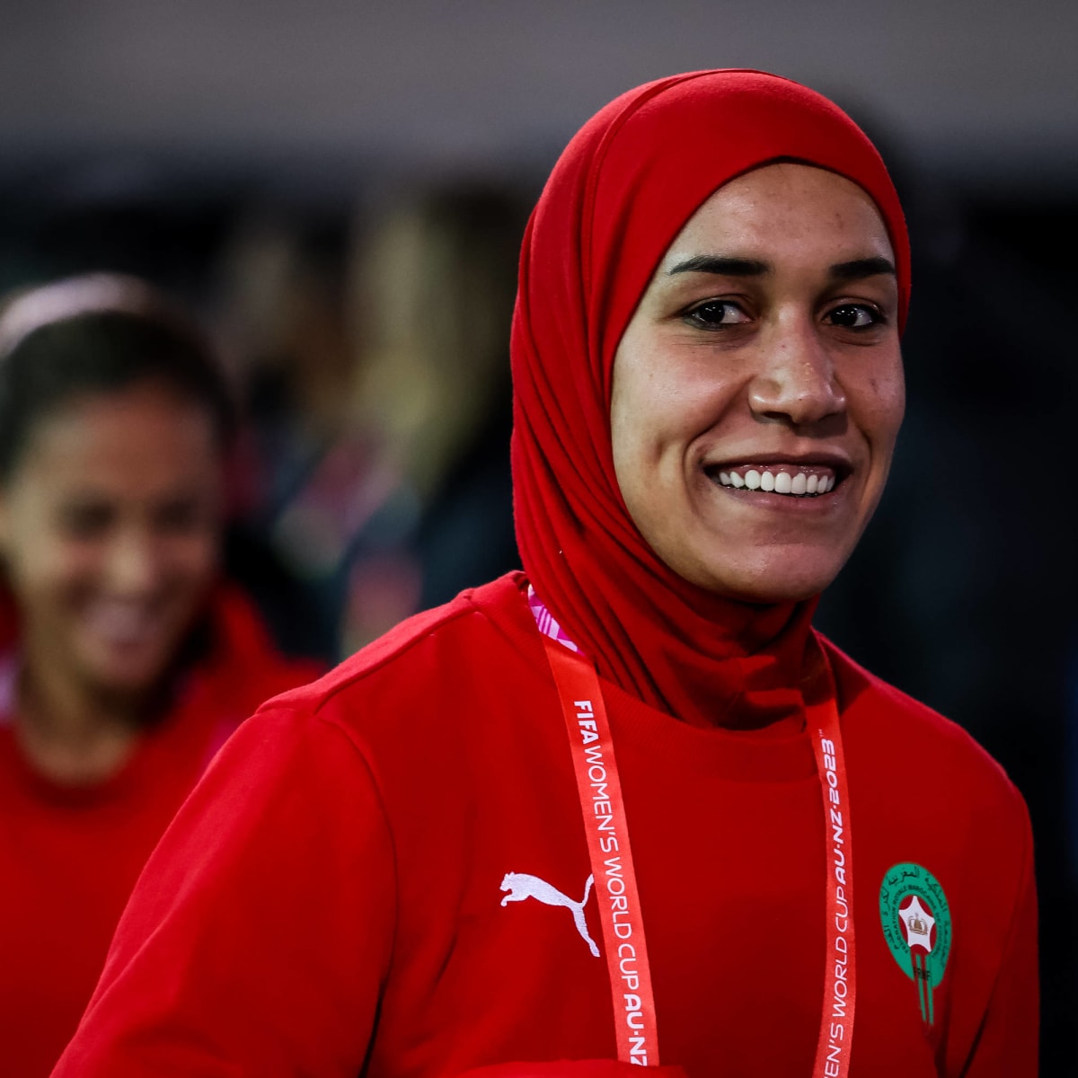 Moroccan Defender,  Benzina, Becomes The First Player To Wear Hijab At FIFA Women’s World Cup (PHOTOS)
