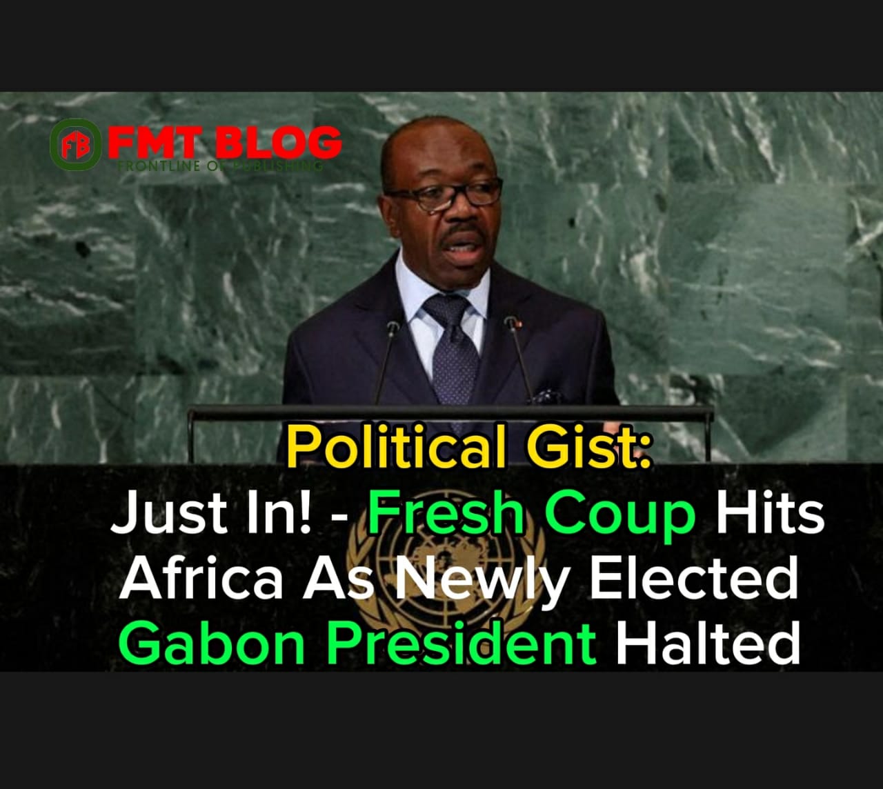 Just In!- Fresh Coup Hits Africa As Newly Elected Gabon President Halted