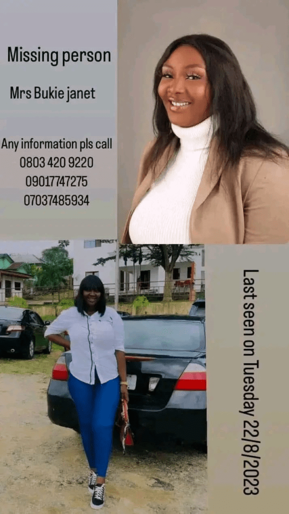 Family Declares Woman Missing In Calabar