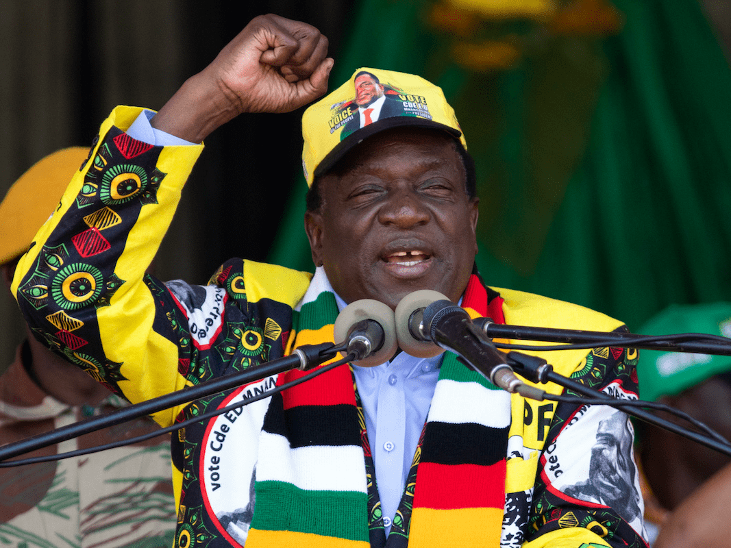 Victory As Incumbent Zimbabwe’s President, Emmerson Mnangagwa Re-elected