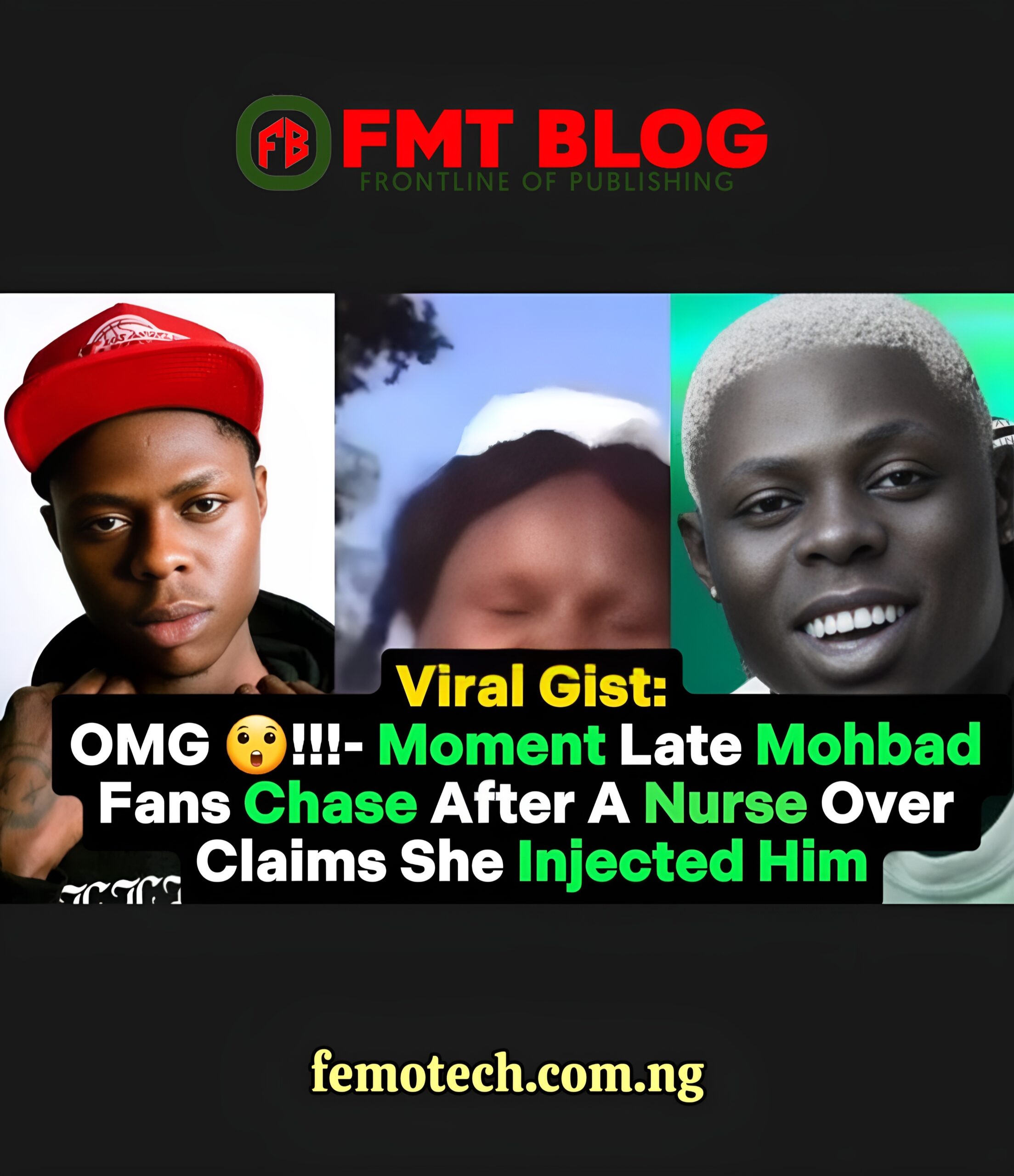 OMG 😲!!!-Moment Late Mohbad Fans Chase After A Nurse Over Claims She Injected Him (Video)