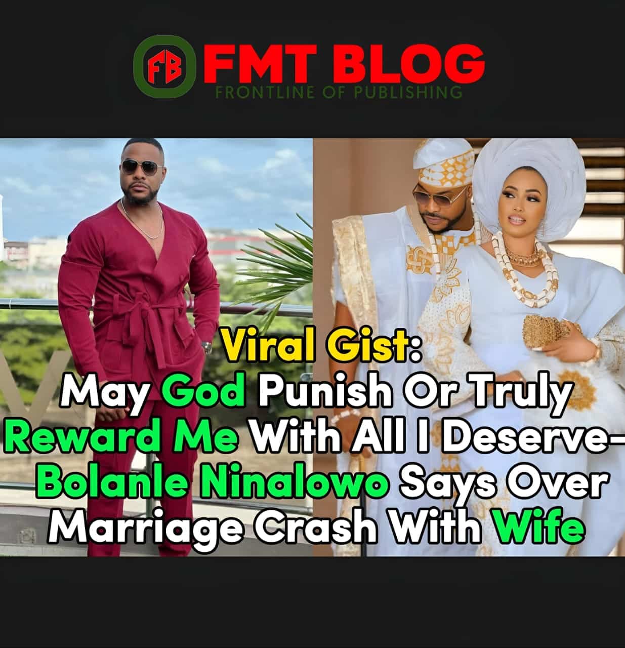 May God Punish Or Truly Reward Me With All I Deserve- Bolanle Ninalowo Says Over Marriage Crash With Wife