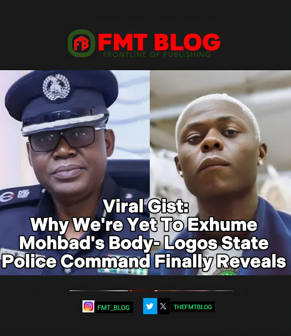 Why We’re Yet To Exhume Mohbad’s Body- Lagos State Police Command Finally Reveals