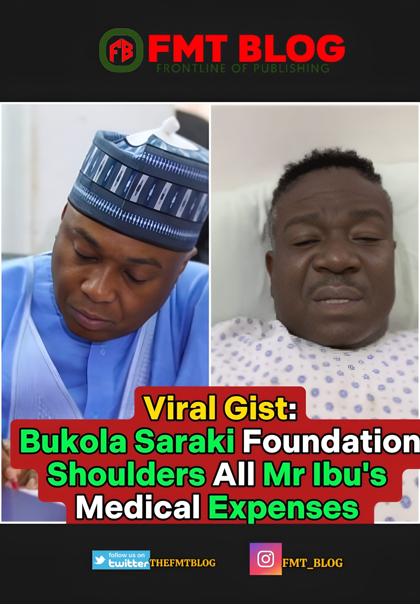 Bukola Saraki Foundation Shoulders All Mr Ibu’s Medical Expenses
