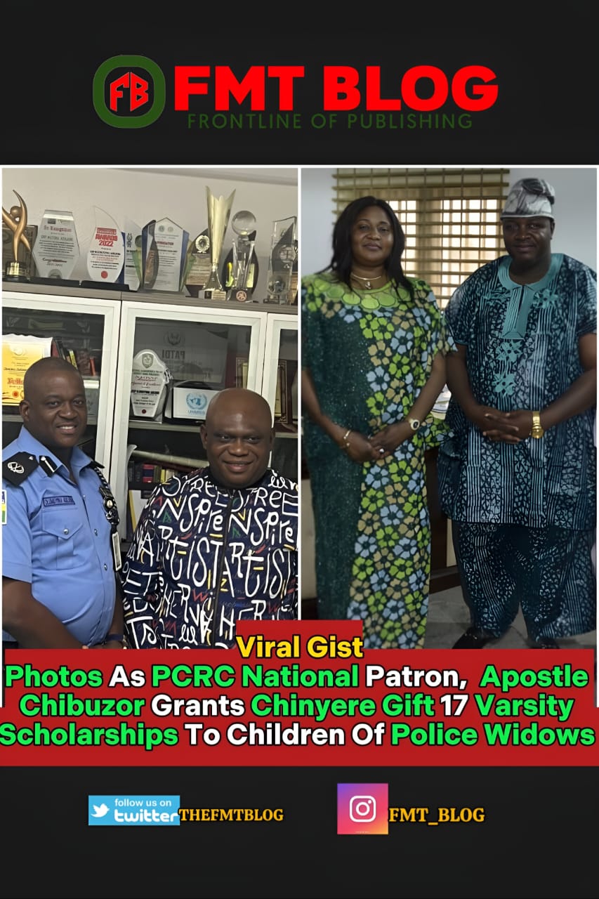 Photos As PCRC National Patron, Apostle Chibuzor Grants Chinyere Gift 17 Varsity Scholarships To Children Of Police Widows