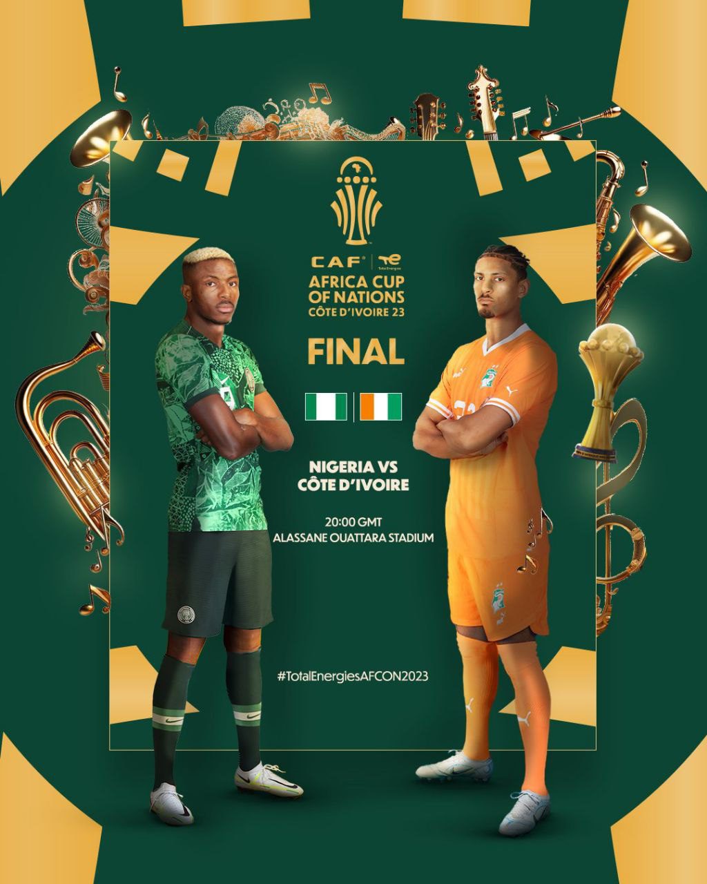 AFCON Final – Nigeria 🇳🇬 VS Ivory Coast (Livestream Links)