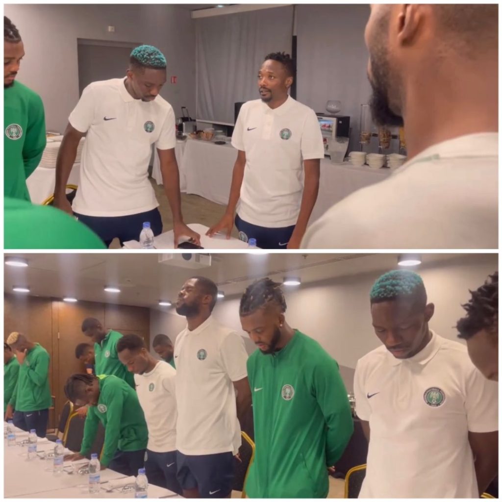 Super Eagles Players Pay Tribute To The Four Nigerians