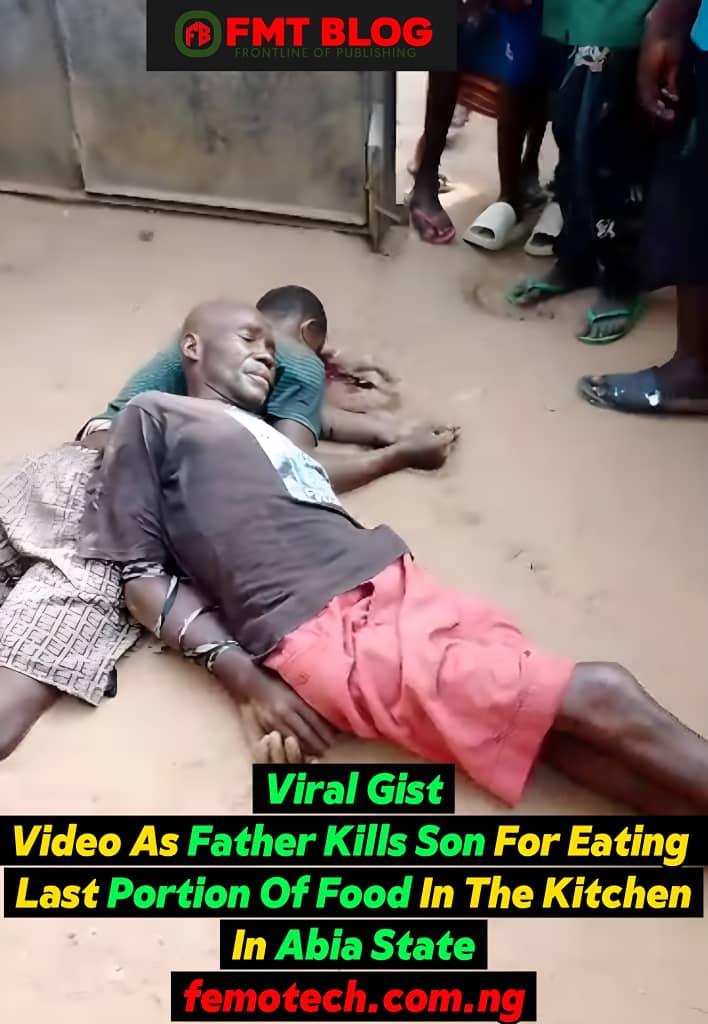 Video As Father Kills Son For Eating Last Portion Of Food In The Kitchen In Imo State