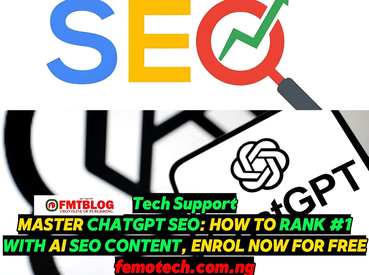 Master ChatGPT SEO : How To Rank #1 With AI SEO Content, Enrol Now For Free