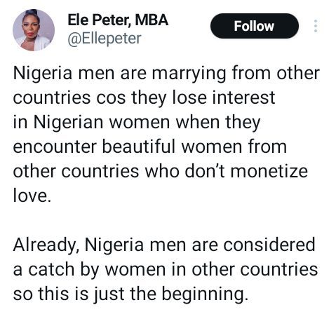 Why Nigerian Men Are Marrying Foreign Women 