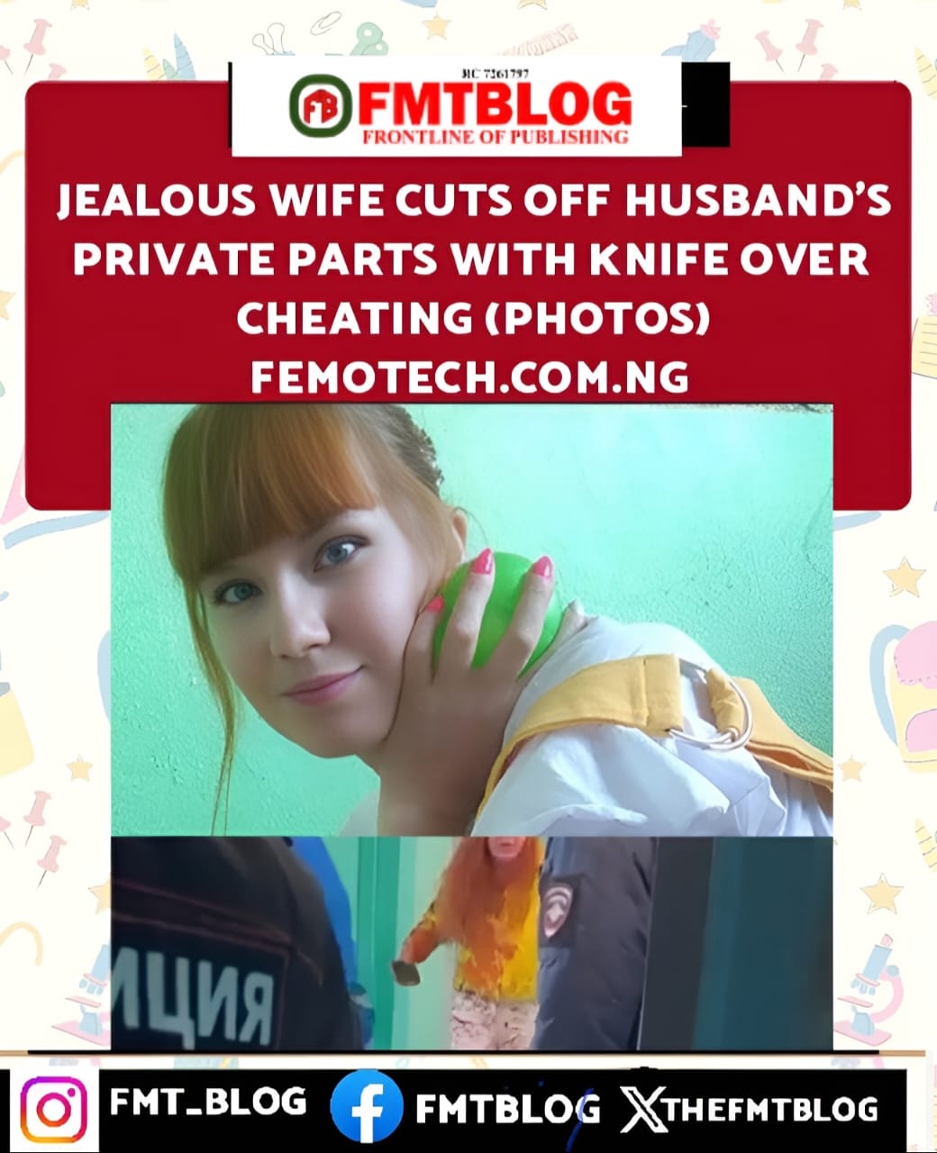 Jealous Wife Cuts Off Husband’s Private Parts With Knife Over Cheating ( Photos)