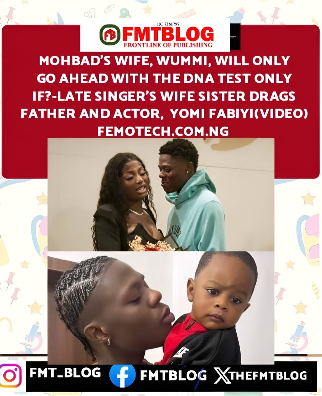 Mohbad’s Wife, Wunmi, Will Only Go Ahead With The DNA Test, Only IF ?- Late Singer’s Wife Sister Drags Father And Actor Yomi Fabiyi (VIDEO)