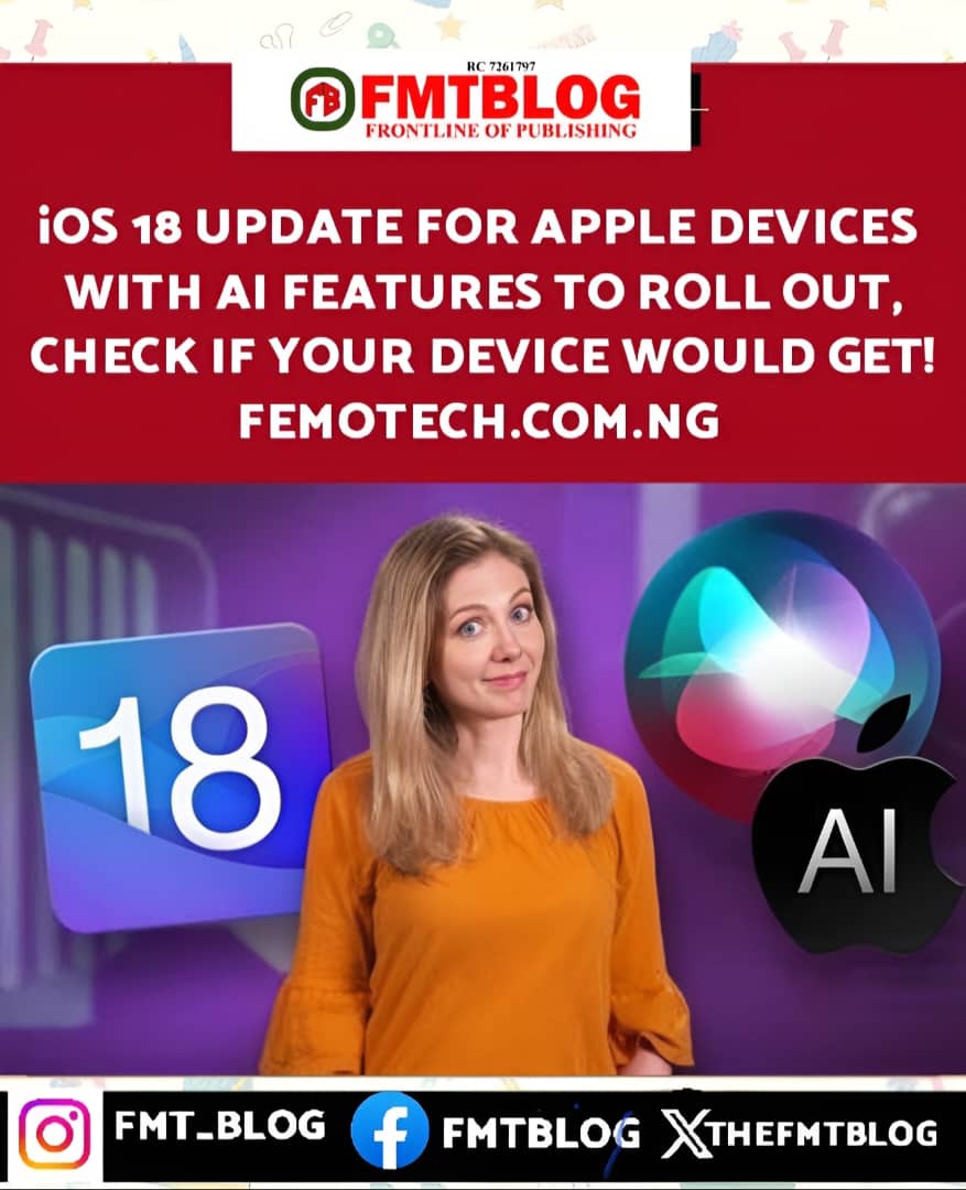 iOS 18 Update For Apple Devices With AI Features To Roll Out, Check If Your Device Would Get!