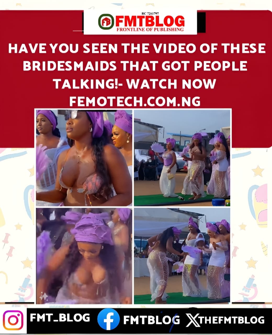Have You Seen The Video Of These Bridesmaids That Got People Talking!-Watch Now