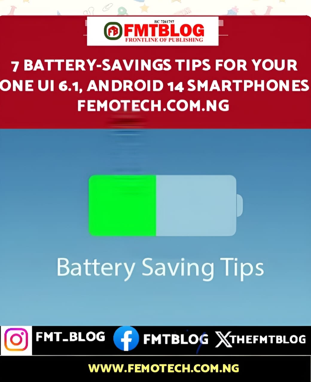7 Battery-Savings Tips For Your ONE UI 6.1, Android 14 Smartphones