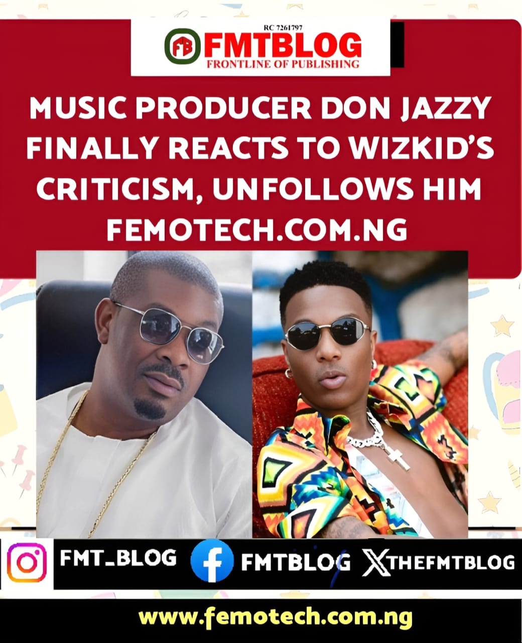 Music Producer Don Jazzy Finally Reacts To Wizkid’s Criticism, Unfollows Him