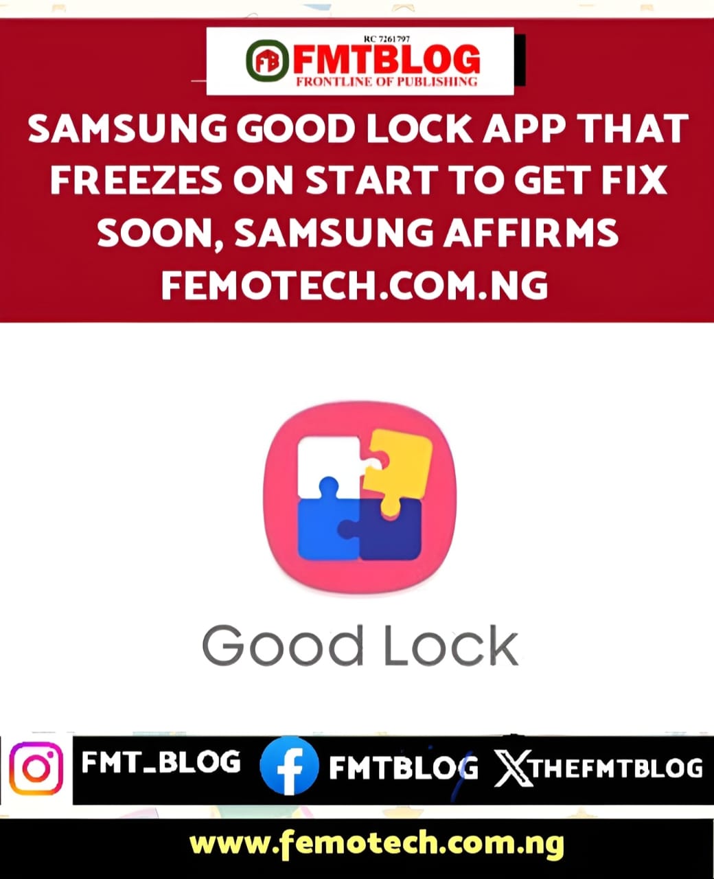 Samsung Good Lock App That Freezes On Start To Get Fix Soon, Samsung Affirms