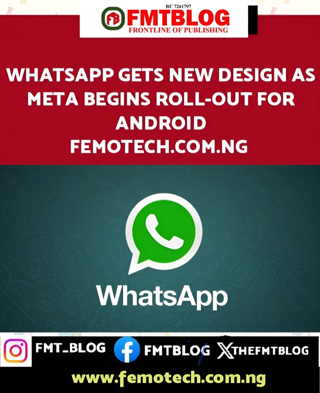 WhatsApp Gets New Design As Meta Begins Update Roll-Out For Android 