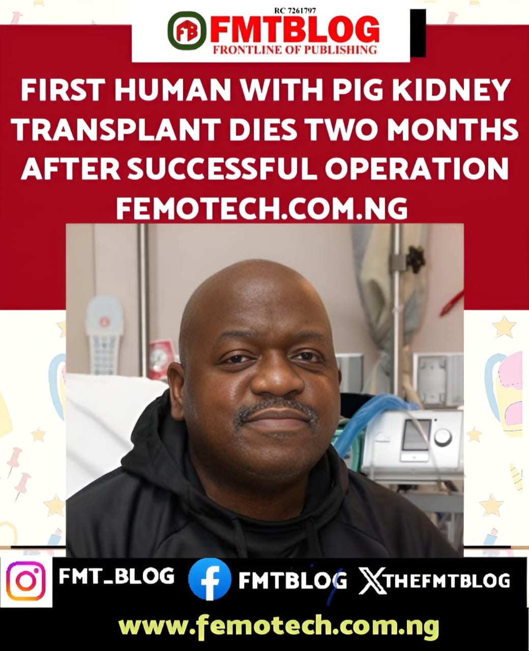First Human With Pig Kidney Transplant Dies Two Months After Successful Operation