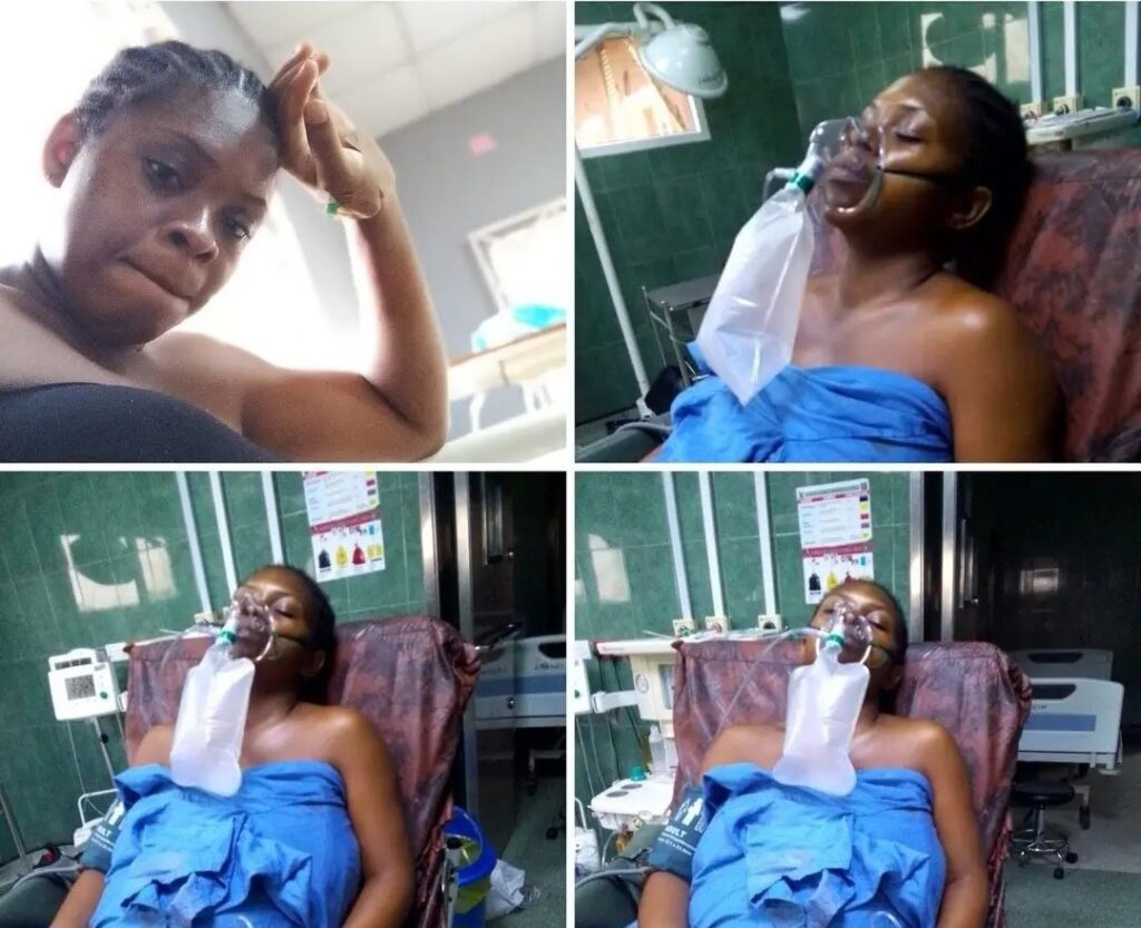 Newly-Wed Mum Cries For Help After Her Husband Allegedly Left Her In The Hospital Used The Money Meant For Her CS To Buy Phone And Dog