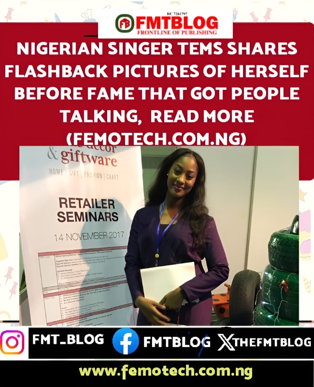 Nigerian Singer Tems Shares Flashback Pictures Of Herself Before Fame That Got People Talking