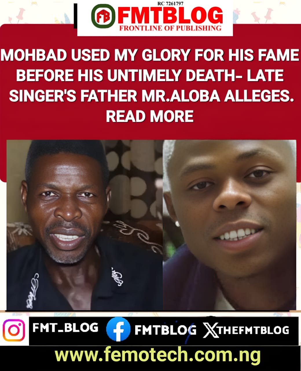 Mohbad Used My Glory To His Fame Before His Untimely Death- Late Singer’s Father, Mr Aloba Alleges(VIDEO)