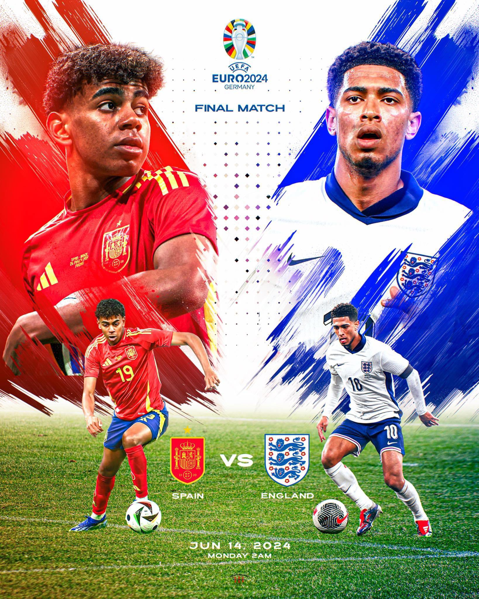 EURO 2024 FINAL- SPAIN VS ENGLAND LIVESTREAM