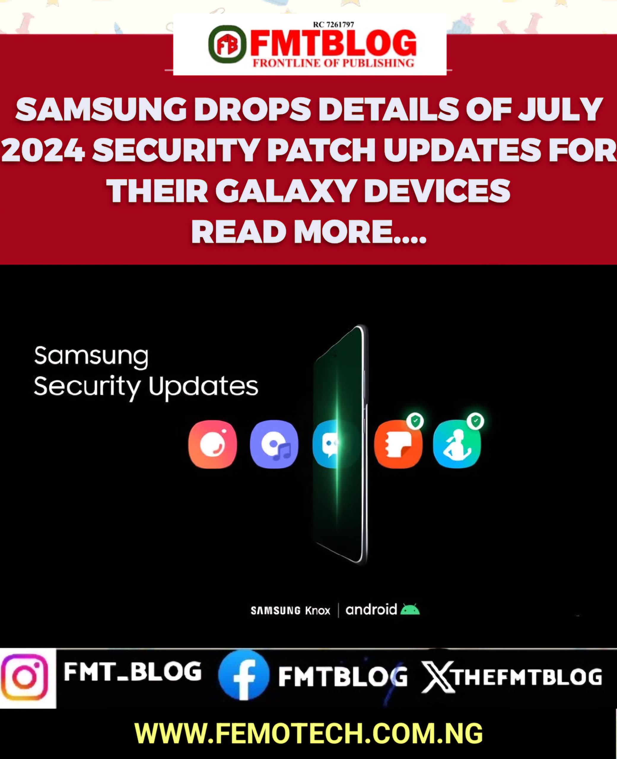 Samsung Drops Details Of July 2024 Security Patch Updates For Their Galaxy Devices