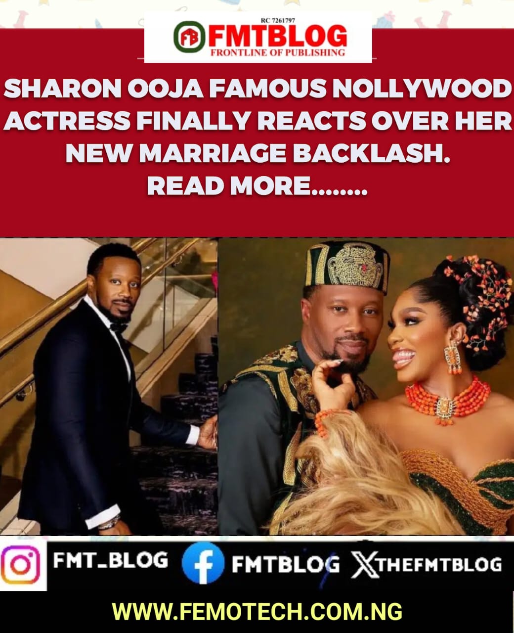 Sharon Ooja, Famous Nollywood Actress Finally Reacts Over Her New Marriage Backlash